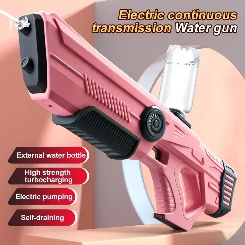 Electric Automatic Water Storage Gun Toys Portable Children Summer Beach Outdoor Fight Fantasy Spray Gun Toys Boy Kid AdultĀ Game