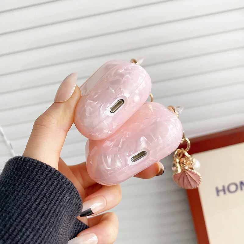 Clearance_Luxury Girls Pearl Case For Airpods Pro 2 1 Case For Apple AirPods Pro 2 3 Case Cover For Airpods Pro With Keychain Ea
