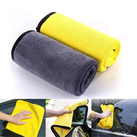 Ultra Soft Car Wash Towel Microfiber Car Care Cloth Car Cleaning Drying Cloth Double Layer Clean Rags Car Washing Towels