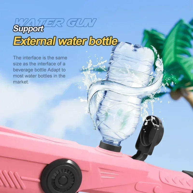Electric Automatic Water Storage Gun Toys Portable Children Summer Beach Outdoor Fight Fantasy Spray Gun Toys Boy Kid AdultĀ Game