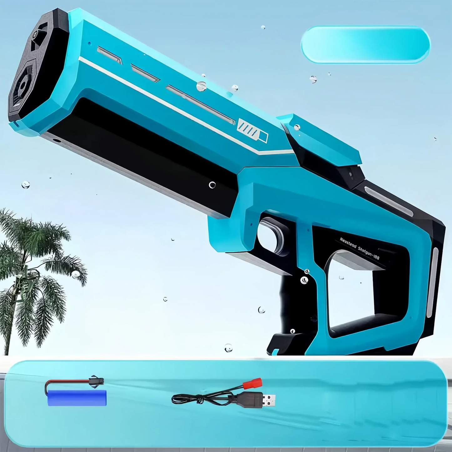 Electric Automatic Water Storage Gun Toys Portable Children Summer Beach Outdoor Fight Fantasy Spray Gun Toys Boy Kid AdultĀ Game