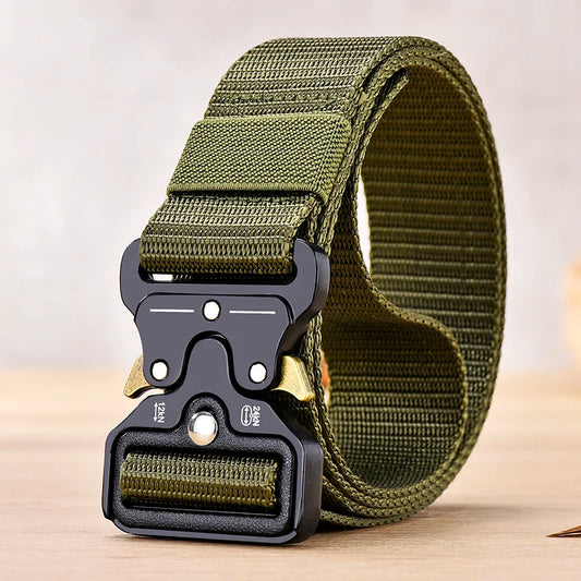 New Men's Tactical Nylon Multi-function Belt Retro Outdoor Adventure Belt Fashion Men's Waist Accessories Wholesale