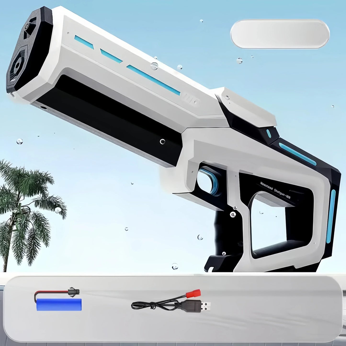 Electric Automatic Water Storage Gun Toys Portable Children Summer Beach Outdoor Fight Fantasy Spray Gun Toys Boy Kid AdultĀ Game