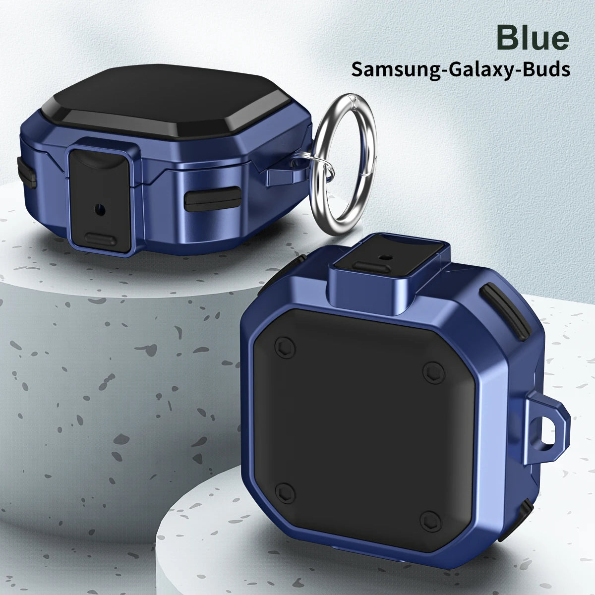 Clearance_Mechanical Switch Protective Case Cover For Samsung Galaxy Buds 2 Live Pro / Pro 2 Earphone Lock Protective Sheath wit