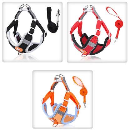 Reflective No Pull Adjustable Dog Harness Classic Solid Sustainable Straps Nylon Pet Dog Harness with Reflective Logo,for Walk