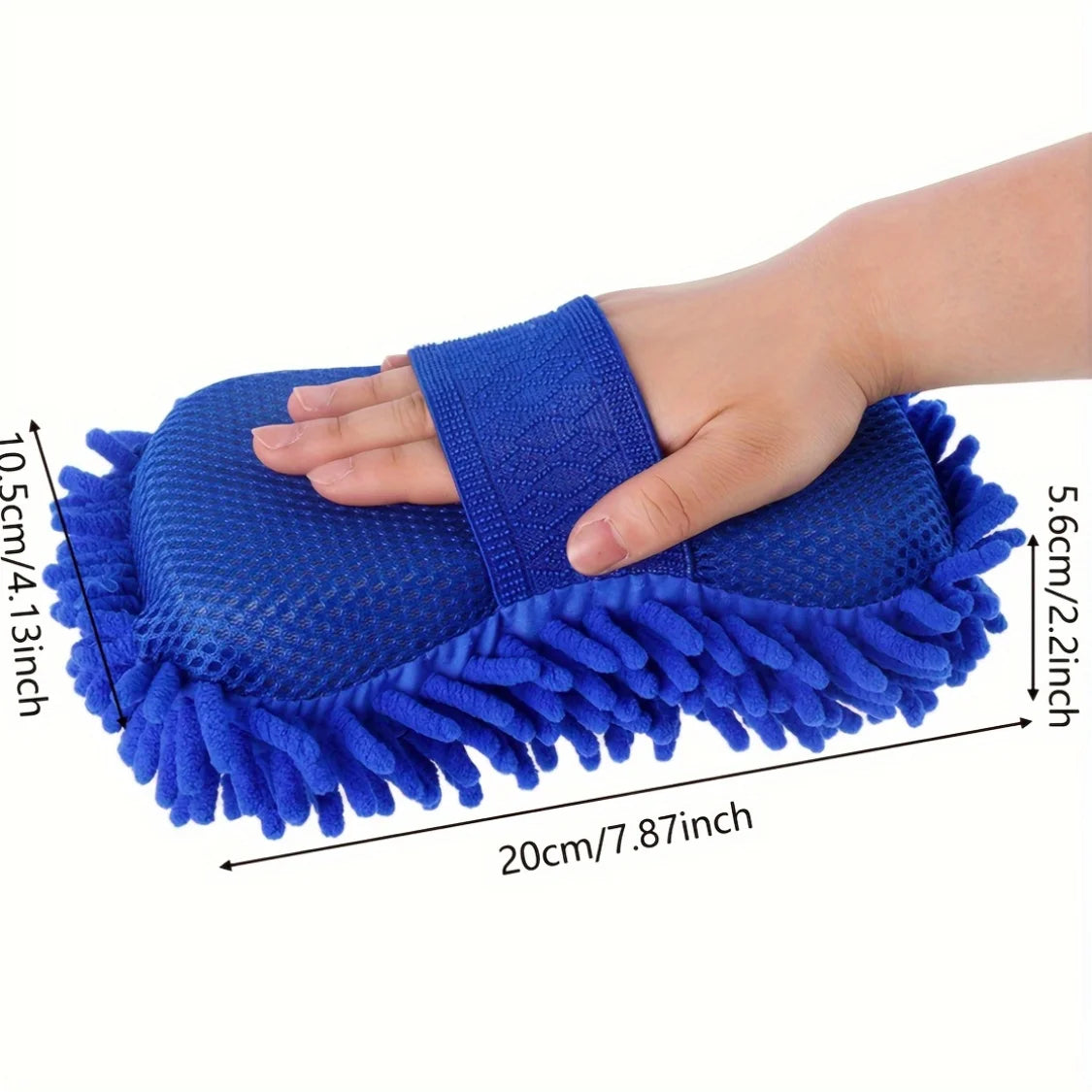 Car Cleaning Sponge Car Wash Care Washing Brush Pad Cleaning Tool Microfiber Polishing Dusting Scratch-free Washing Cars Floors