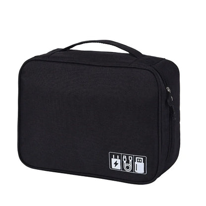 Cable Storage Bag Waterproof Digital Electronic Organizer Portable USB Data Line Charger Plug Storage Bag Travel Cable Organizer