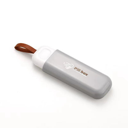 Portable Colorful 3 Spaces Medicine Case Health Care Container Case Pill Box Splitters Travel Pill Box Tiny Box Easy to Carry