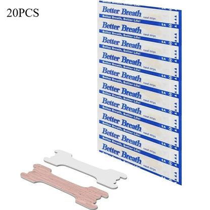 20/50/100pcs Breathing Nasal Strips Right Way Stop Snoring Anti Snoring Strips Easier Better Breathe Health Care Sleeping Well
