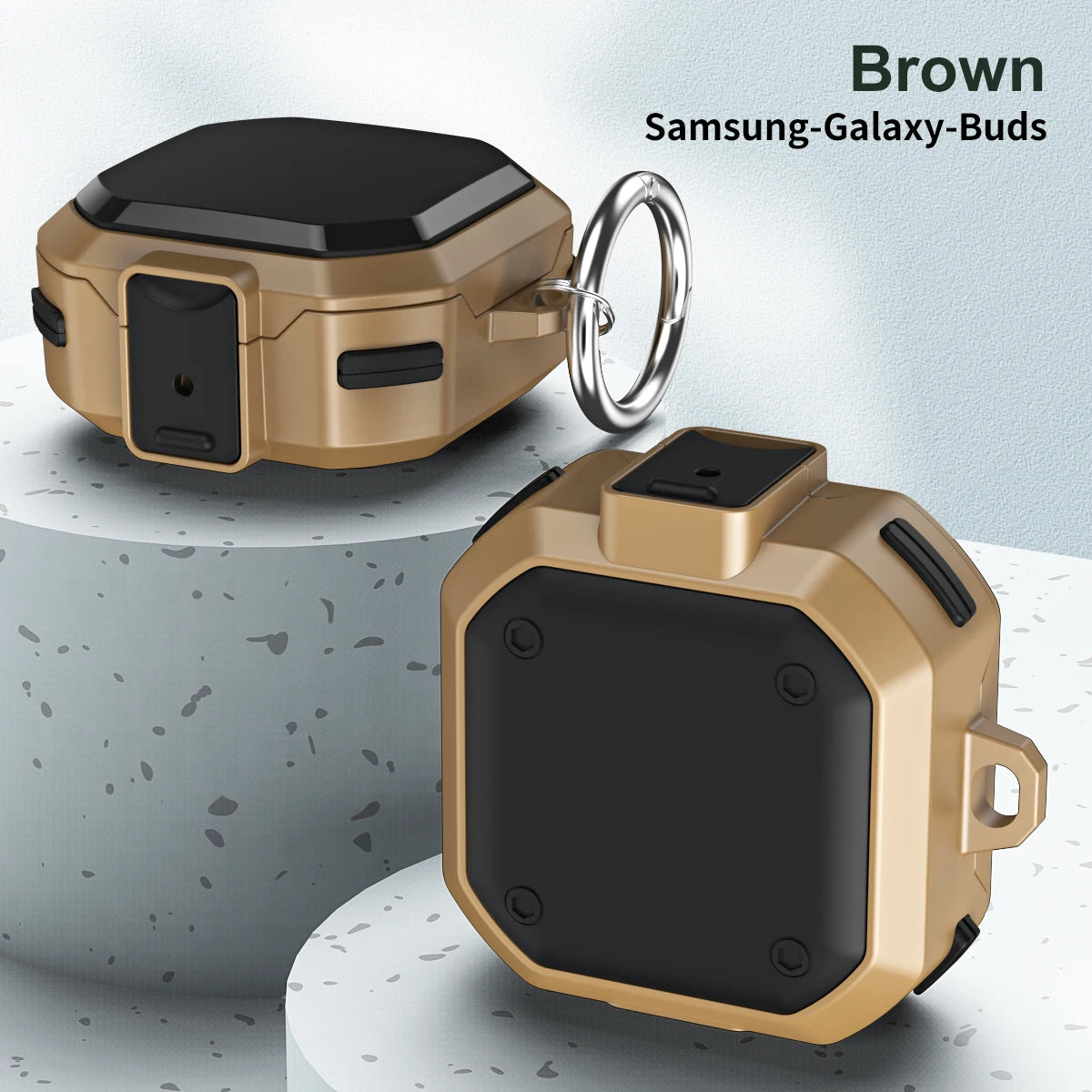 Clearance_Mechanical Switch Protective Case Cover For Samsung Galaxy Buds 2 Live Pro / Pro 2 Earphone Lock Protective Sheath wit