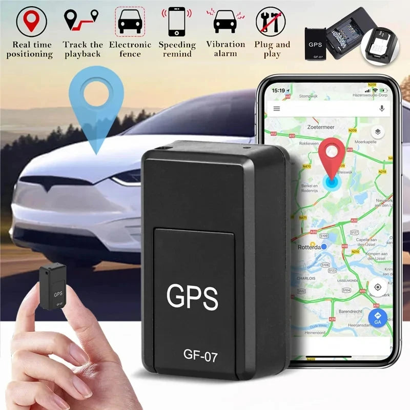 GPS Tracking Device GF07 Mini GPS Tracker Car GPS Position APP Strong Magnetic Anti-lost Alarm Vehicle GPS Locator