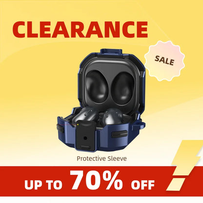 Clearance_Mechanical Switch Protective Case Cover For Samsung Galaxy Buds 2 Live Pro / Pro 2 Earphone Lock Protective Sheath wit