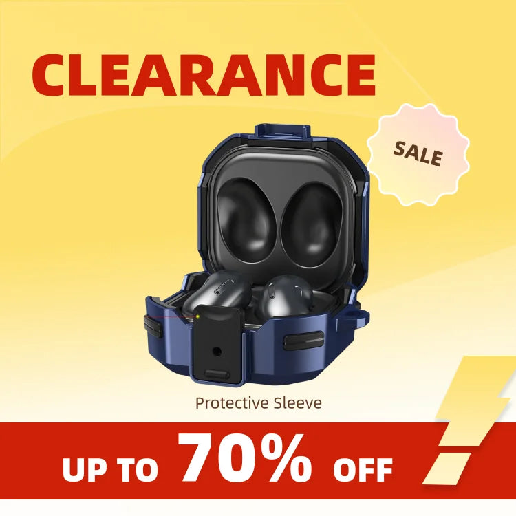 Clearance_Mechanical Switch Protective Case Cover For Samsung Galaxy Buds 2 Live Pro / Pro 2 Earphone Lock Protective Sheath wit