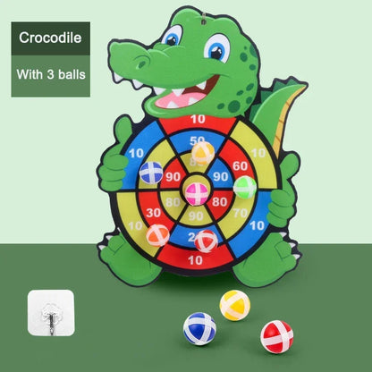 Child Educational Games Dart Board Baby Toy Stickey Ball Dart Indoor Sports Child Montessori Games for Children 3 to 7 Years